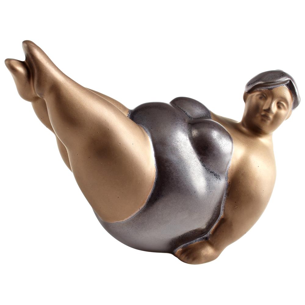Cyan Design 06883 Yoga Betty Sculpture in Bronze and Black