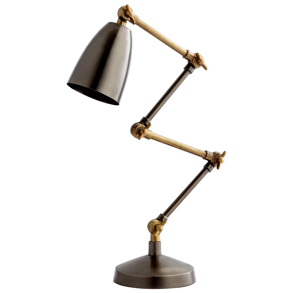 Cyan Design 07028 Angleton Desk Lamp in Bronze and Black