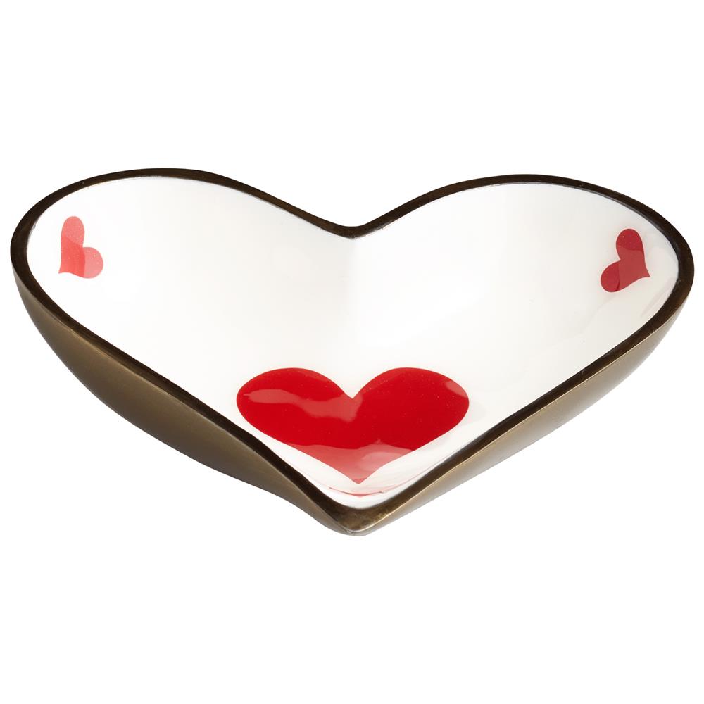 Cyan Design 07038 Heart Tray in Bronze