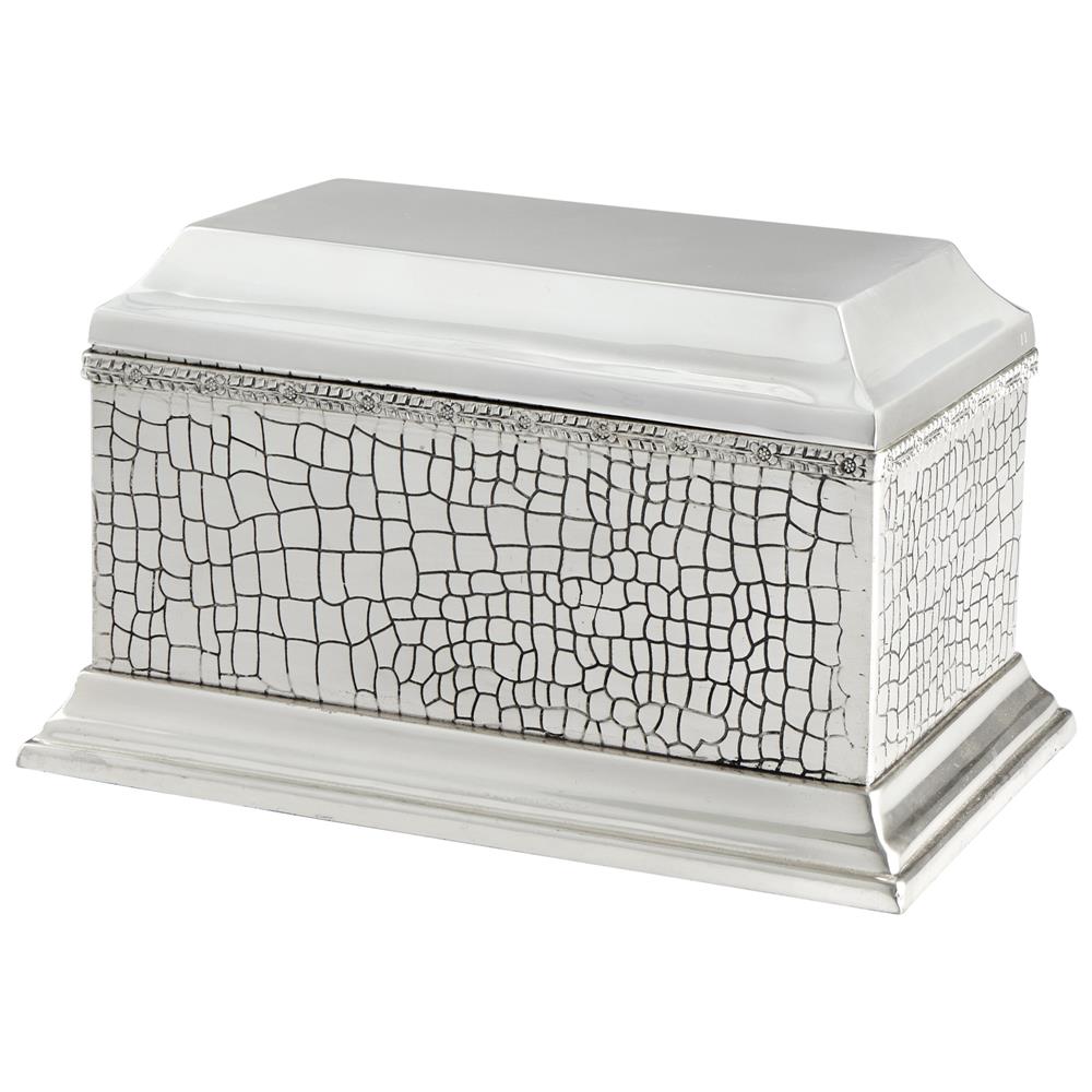 Cyan Design 07178 Cressida Container in Antique Silver