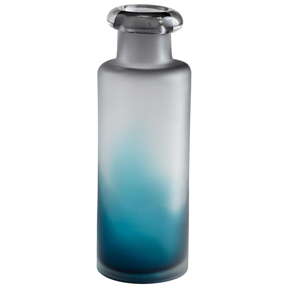 Cyan Design 07306 Medium Neptune Vase in Blue/Clear