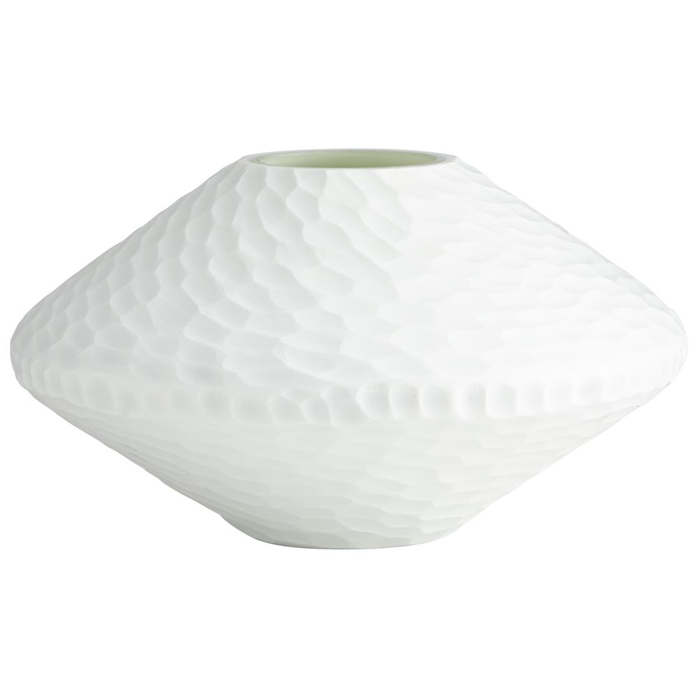 Cyan Design 07314 Buttercream Vase in White