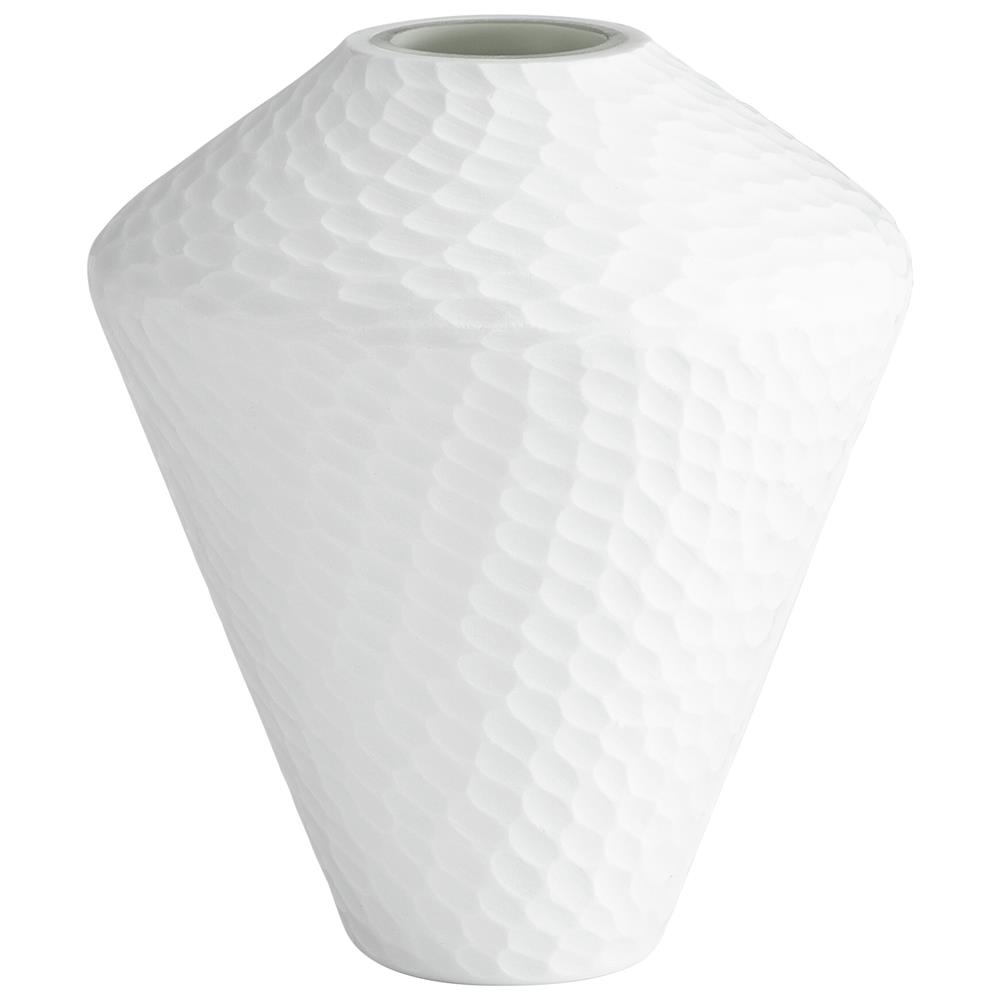 Cyan Design 07315 Small Buttercream Vase in White