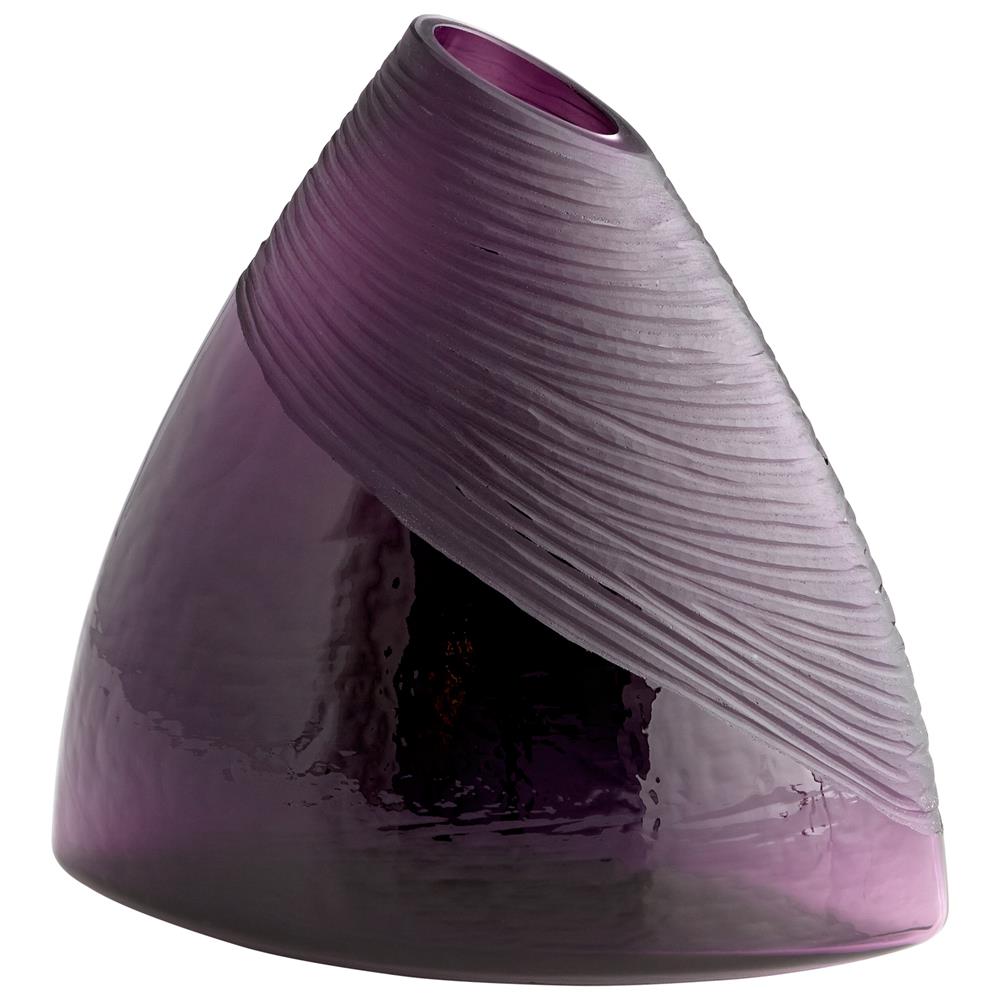 Cyan Design 07336 Small Mount Amethyst Vase in Purple