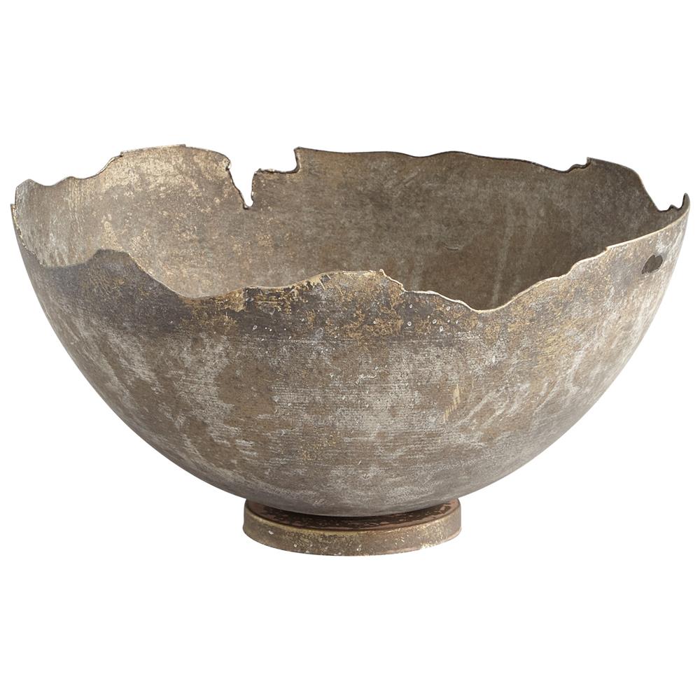 Cyan Design 07958 Small Pompeii Bowl in Whitewashed