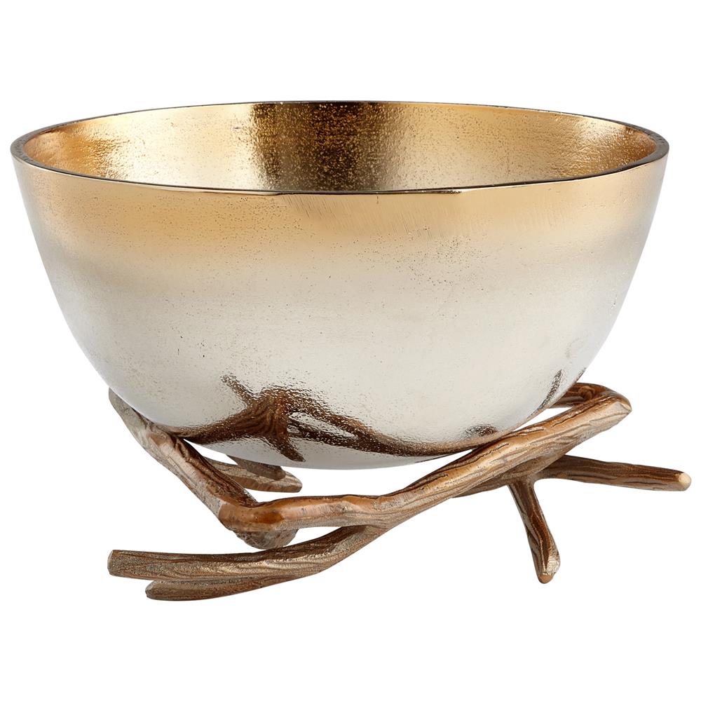 Cyan Design 08133 Large Antler Anchored Bowl in Gold
