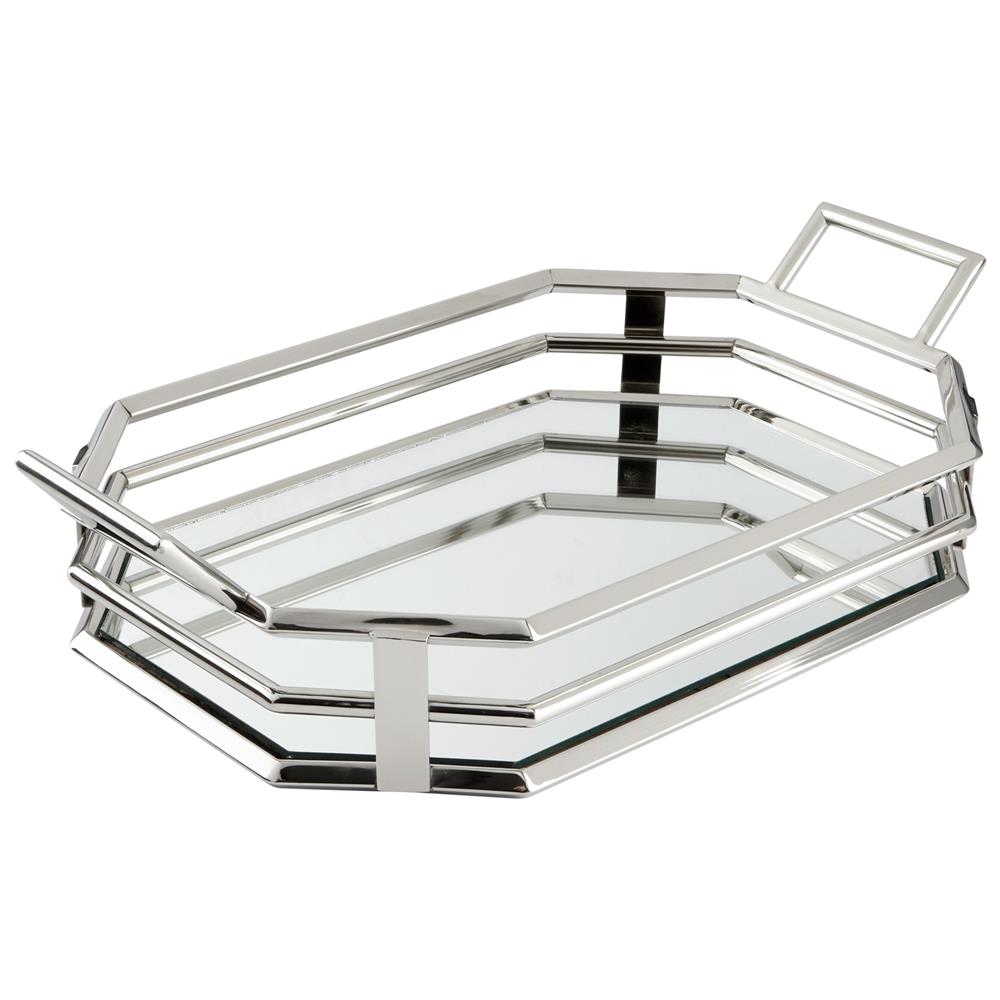 Cyan Design 08265 Layers of Meaning Tray  in Stainless Steel