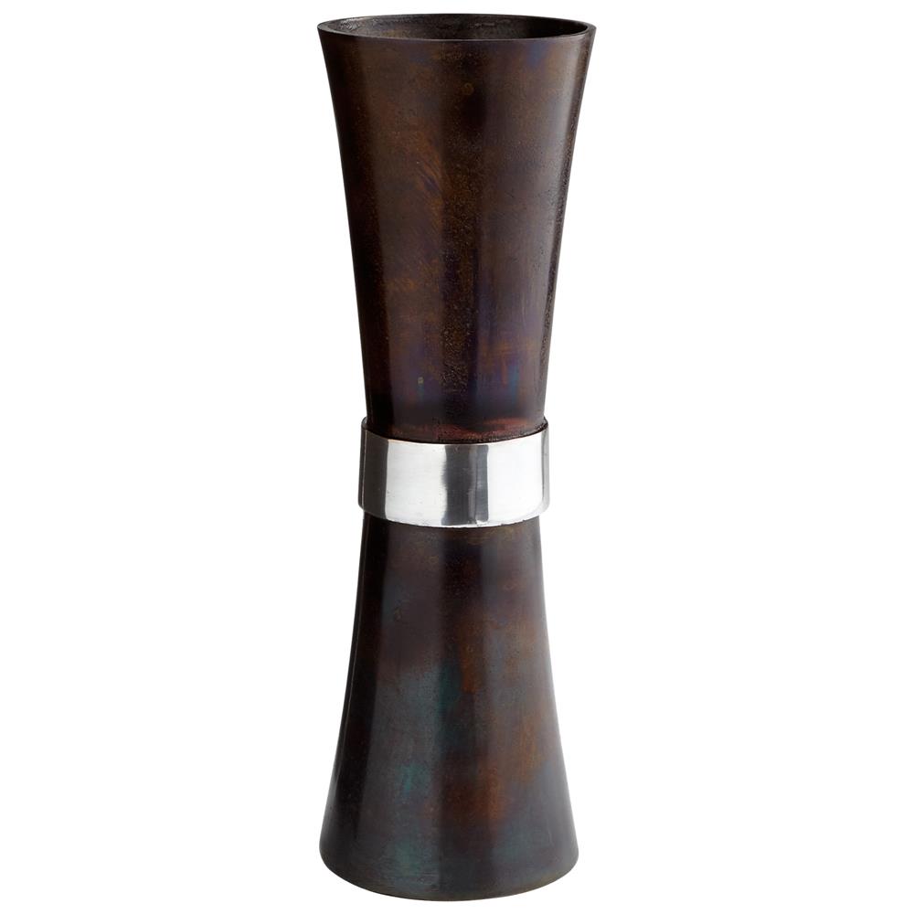 Cyan Design 08295 Large Catalina Vase in Bronze and Blue