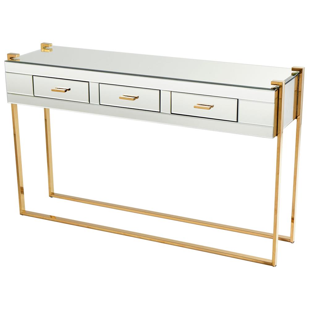 Cyan Design 08728 St. Clair Console Table in Aged Brass