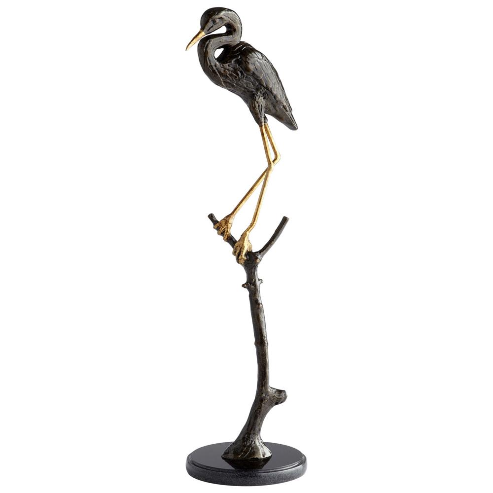 Cyan Design 08835 Midnight Avian Sculpture in Old World and Gold