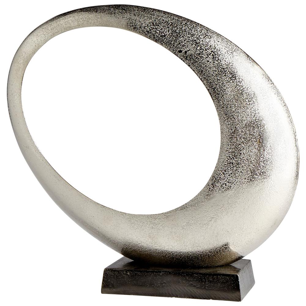 Cyan Design 08897 Small Clearly Through Sculpture in Raw Nickel