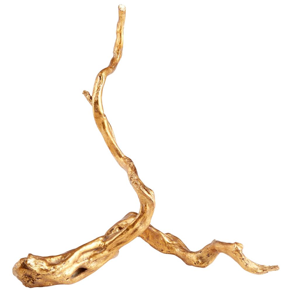 Cyan Design 09132 Small Drifting Gold Sculpture in Gold Leaf