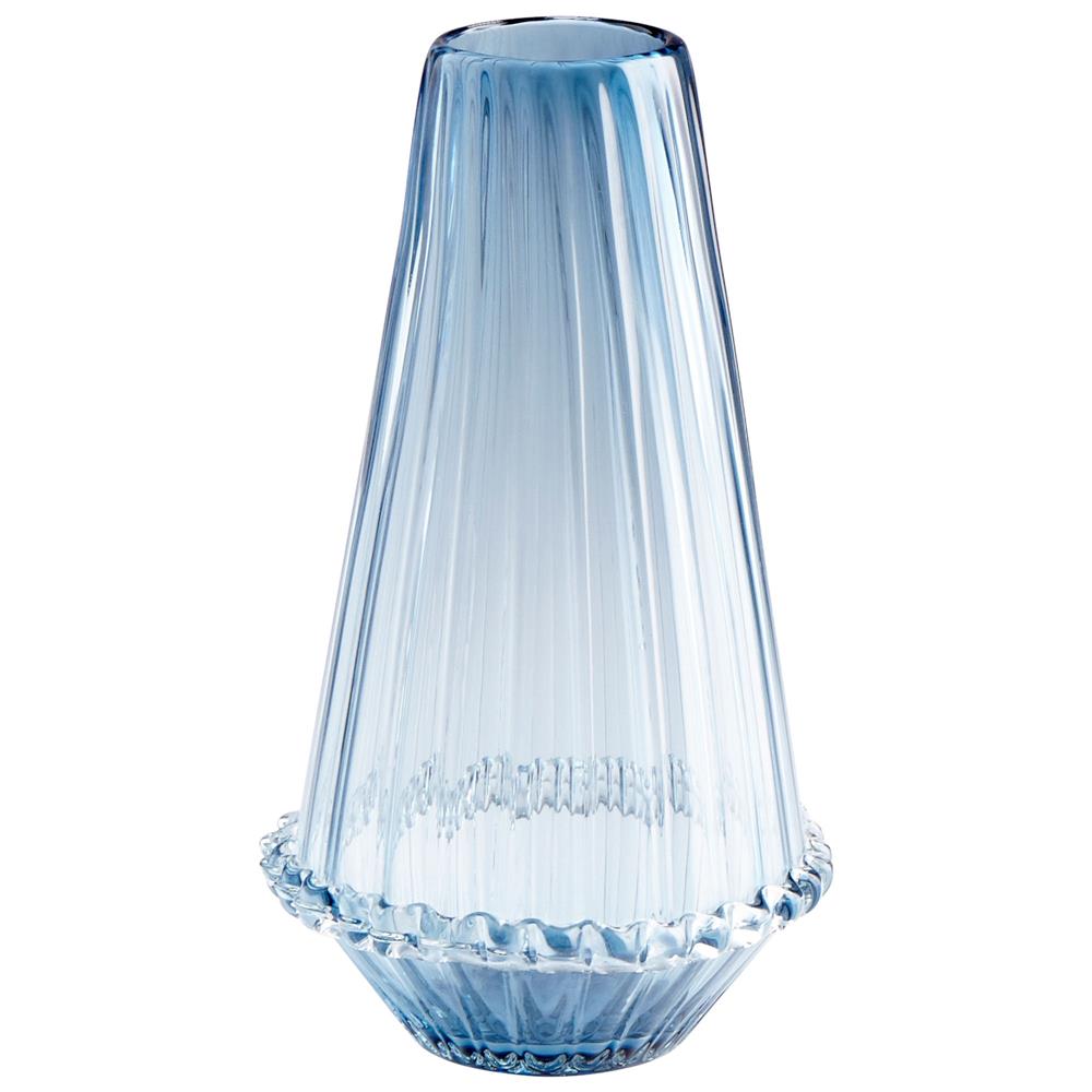 Cyan Design 09171 Medium Blue Persuasio Vase in Blue