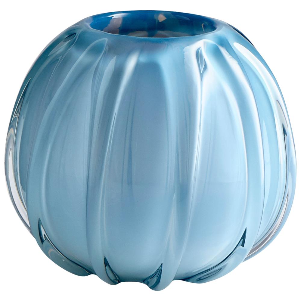 Cyan Design 09194 Small Artic Chill Vase in Blue