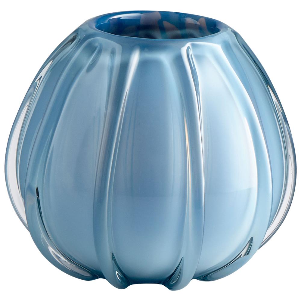 Cyan Design 09195 Large Artic Chill Vase in Blue