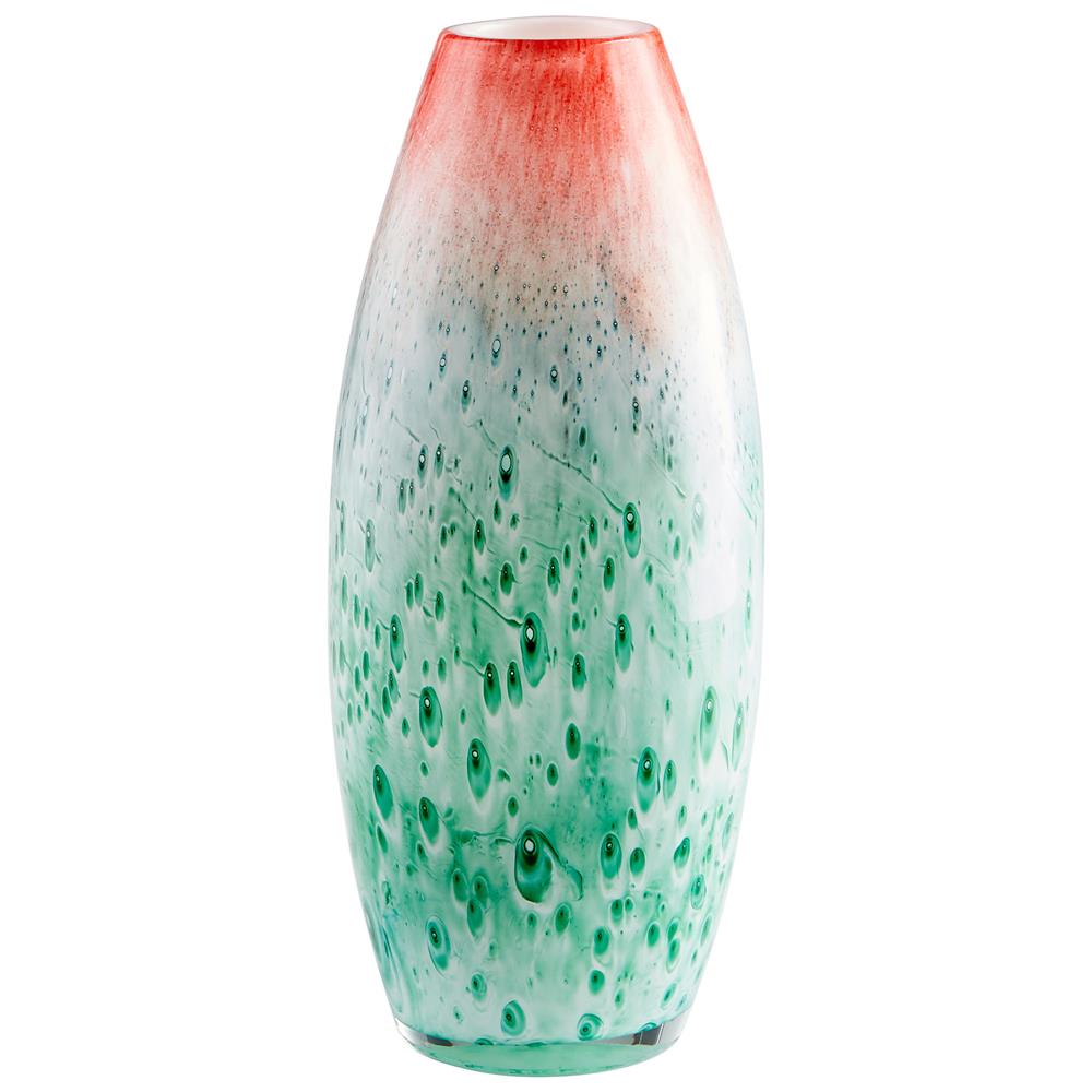Cyan Design 09464 Small Macaw Vase in Red and Green