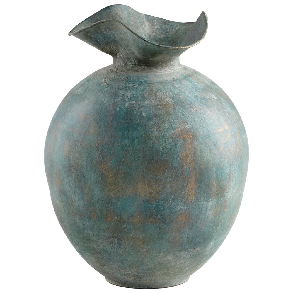 Cyan Design 09630 Small Pluto Vase in Gold Patina