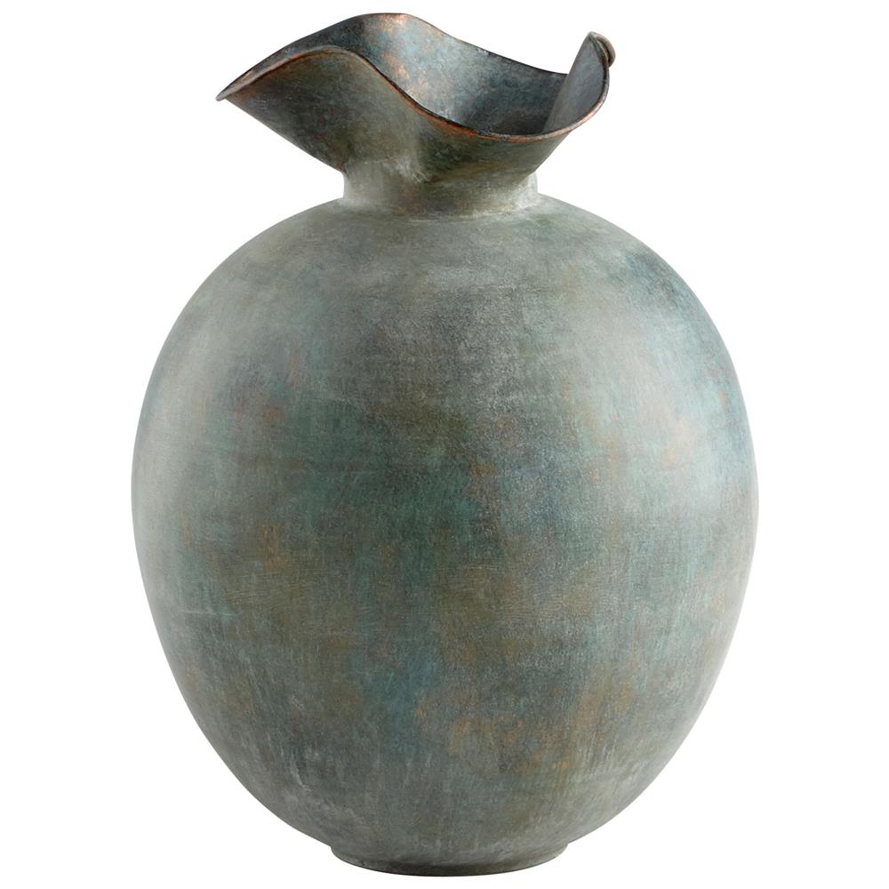 Cyan Design 09631 Medium Pluto Vase in Gold Patina