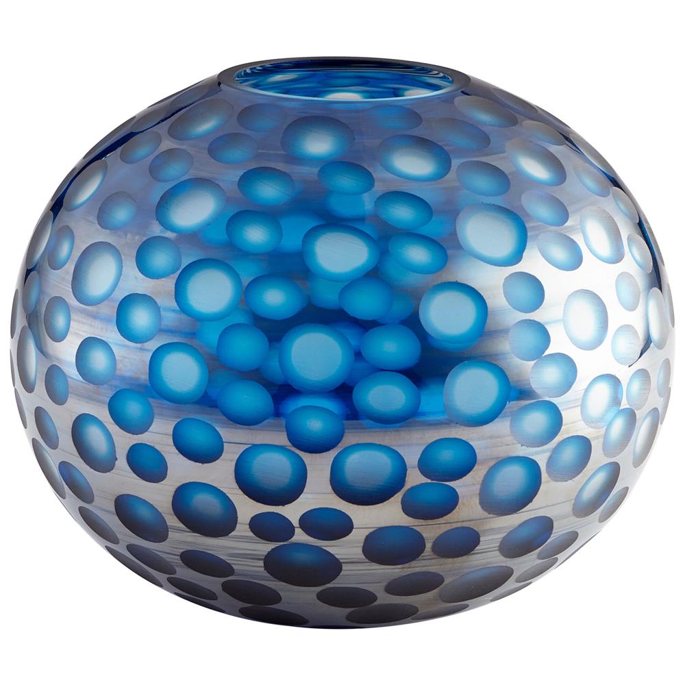 Cyan Design 09645 Round Toreen  Vase in Blue