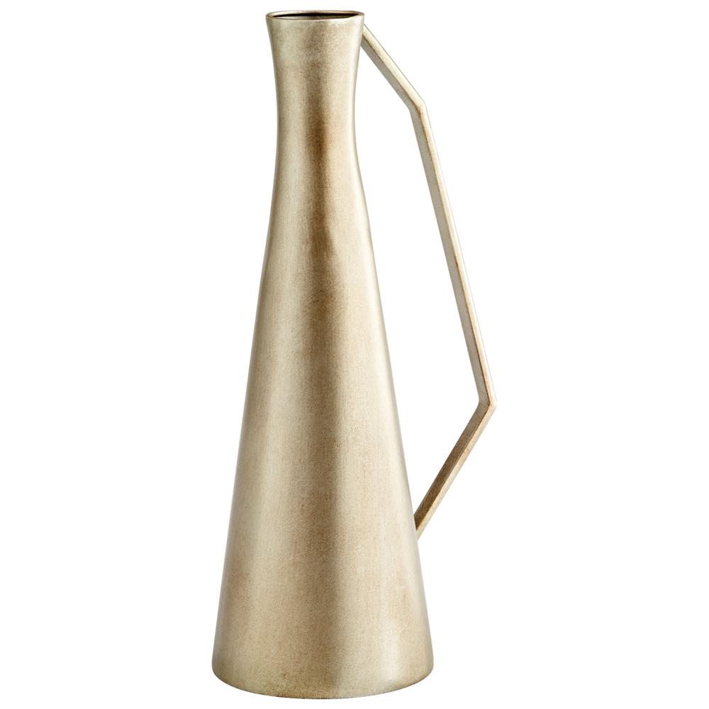 Cyan Design 09861 Small Dhaka Vase in Nickel