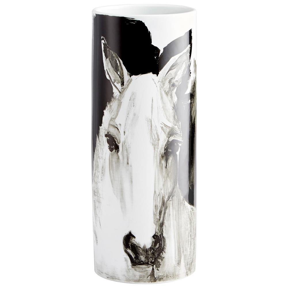 Cyan Design 09873 Spirit Vase in Black and White