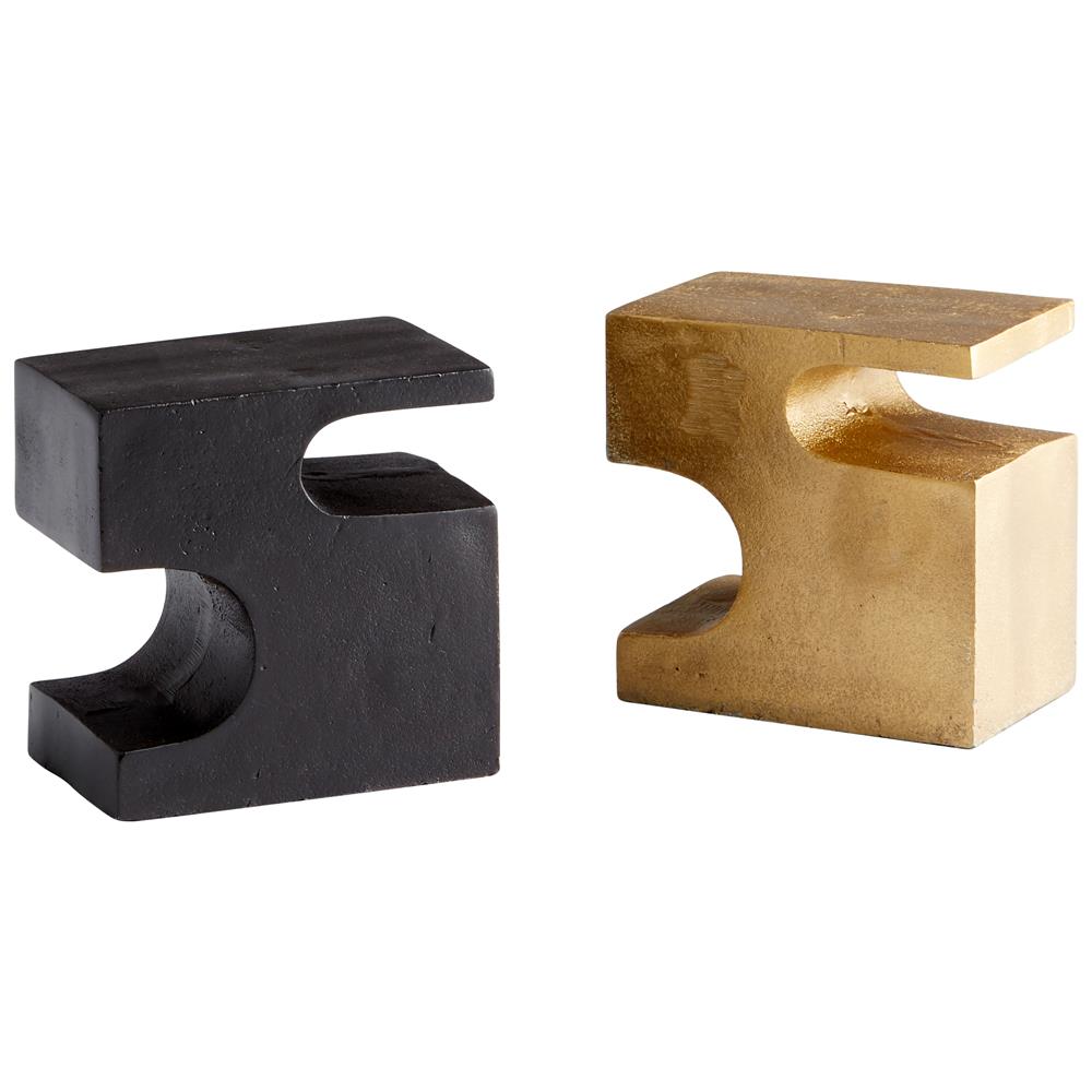 Cyan Design 10091 Bronze and Brass Two-Piece Bookends