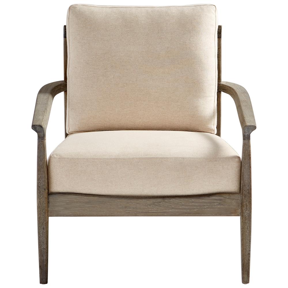 Cyan Design 10229 Weathered Oak and Tan Astoria Chair            