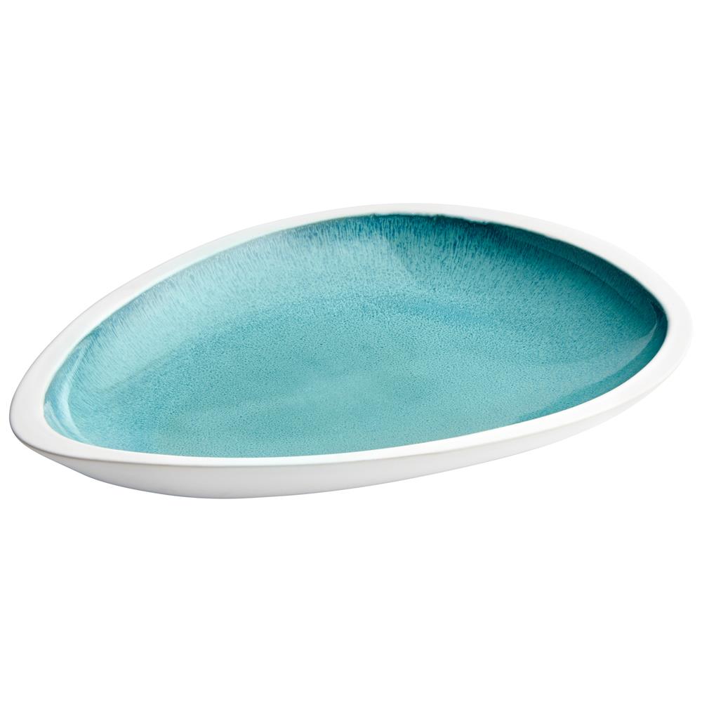 Cyan Design 10261 White and Green Large Nice Dream Tray