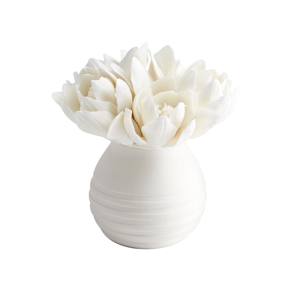 Cyan Design 10286 White Blooming Fleur Sculpture