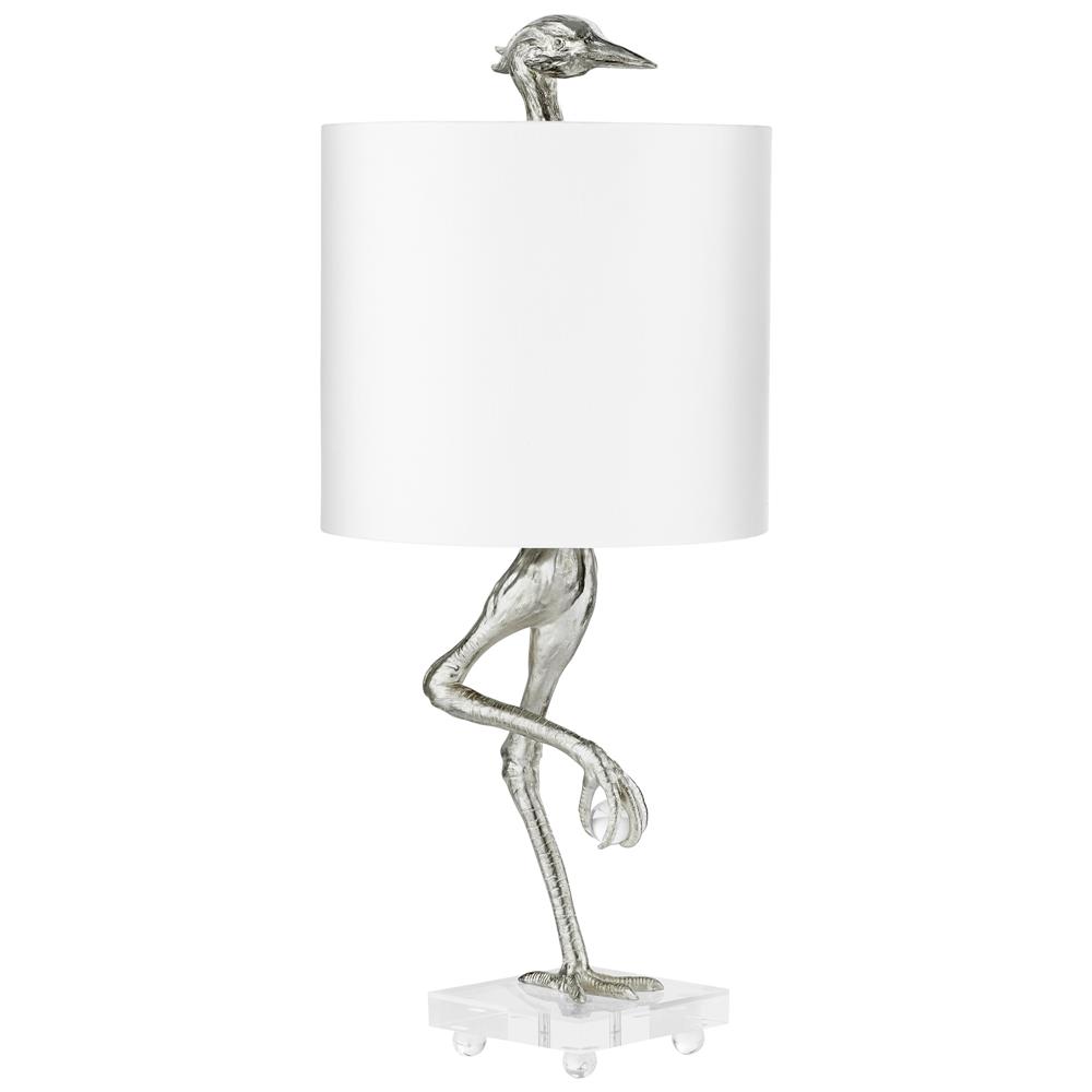 Cyan Design 10362 Ibis Table Lamp in Silver Leaf