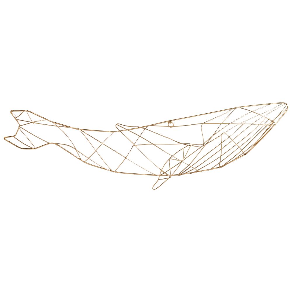 Cyan Designs 10389 Whale Of A Wall Art in Gold