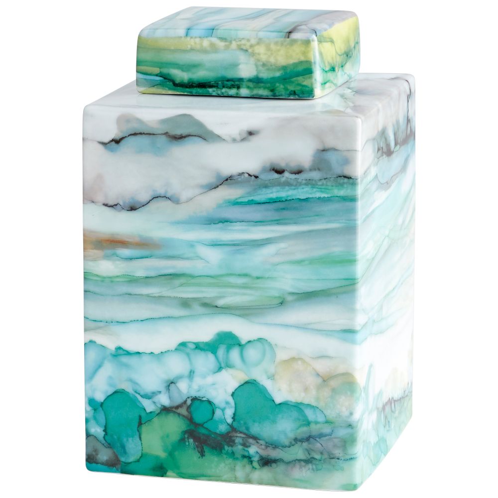 Cyan Designs 10425 Amal Gamation Container in Multi Colored