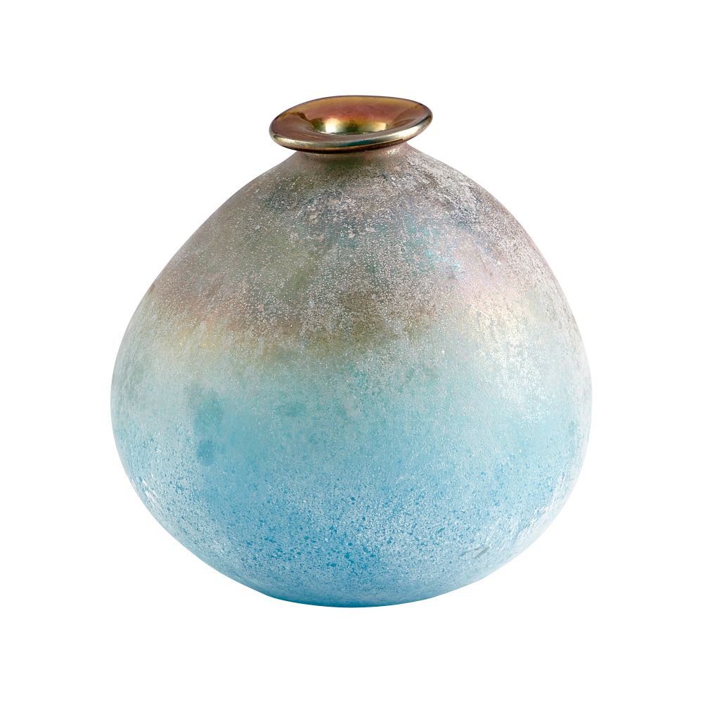 Cyan Designs 10436 Sea Of Dreams Vase in Turquoise and Scavo