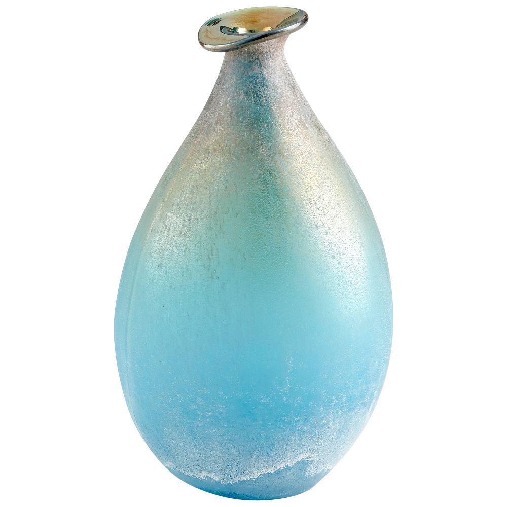 Cyan Designs 10437 Sea Of Dreams Vase in Turquoise and Scavo