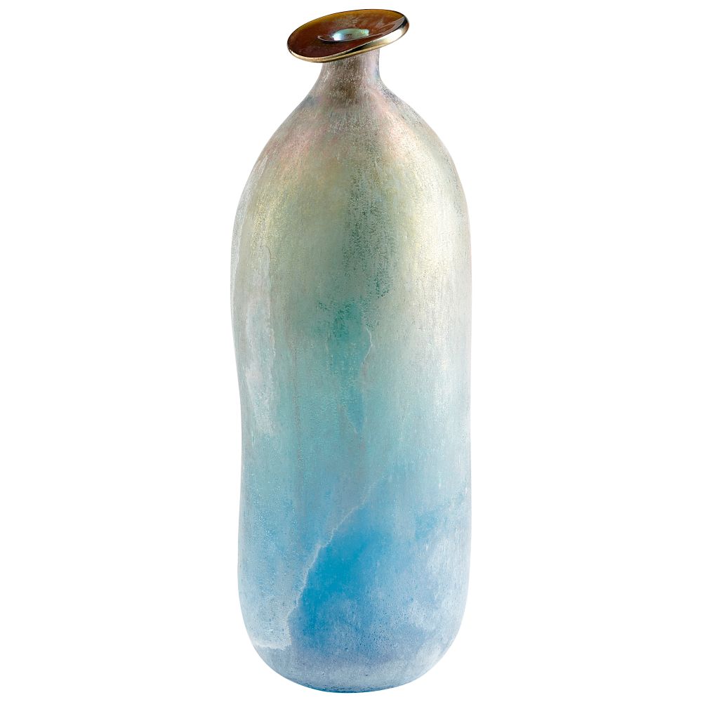 Cyan Designs 10438 Sea Of Dreams Vase in Turquoise and Scavo