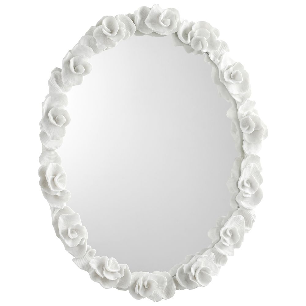 Cyan Designs 10498 Gardenia Mirror in White
