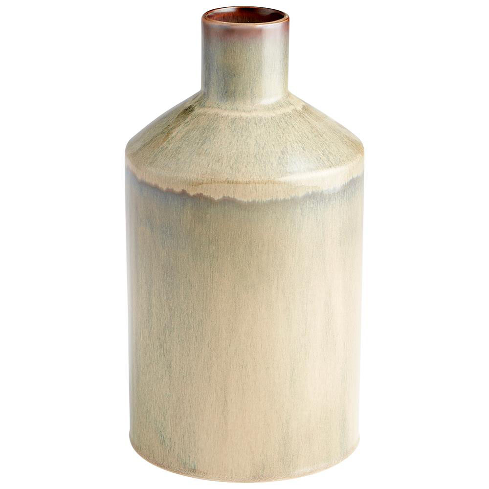 Cyan Design 10534 Marbled Dreams Vase in Olive Glaze