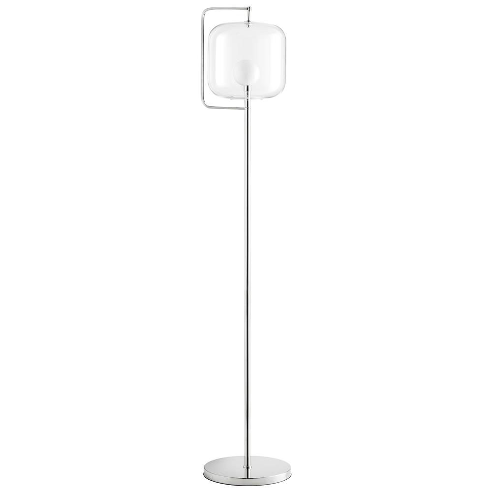 Cyan Design 10558 Isotope Floor Lamp in Polished Nickel
