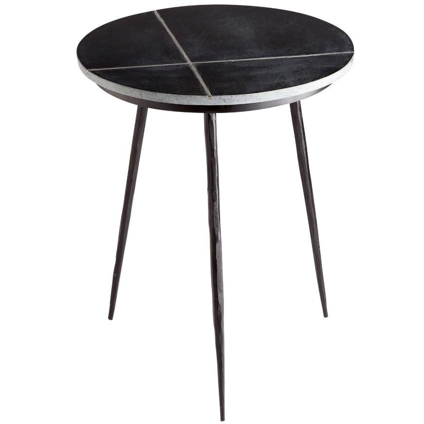 Cyan Design 10615 Sombrilla Side Table in Black