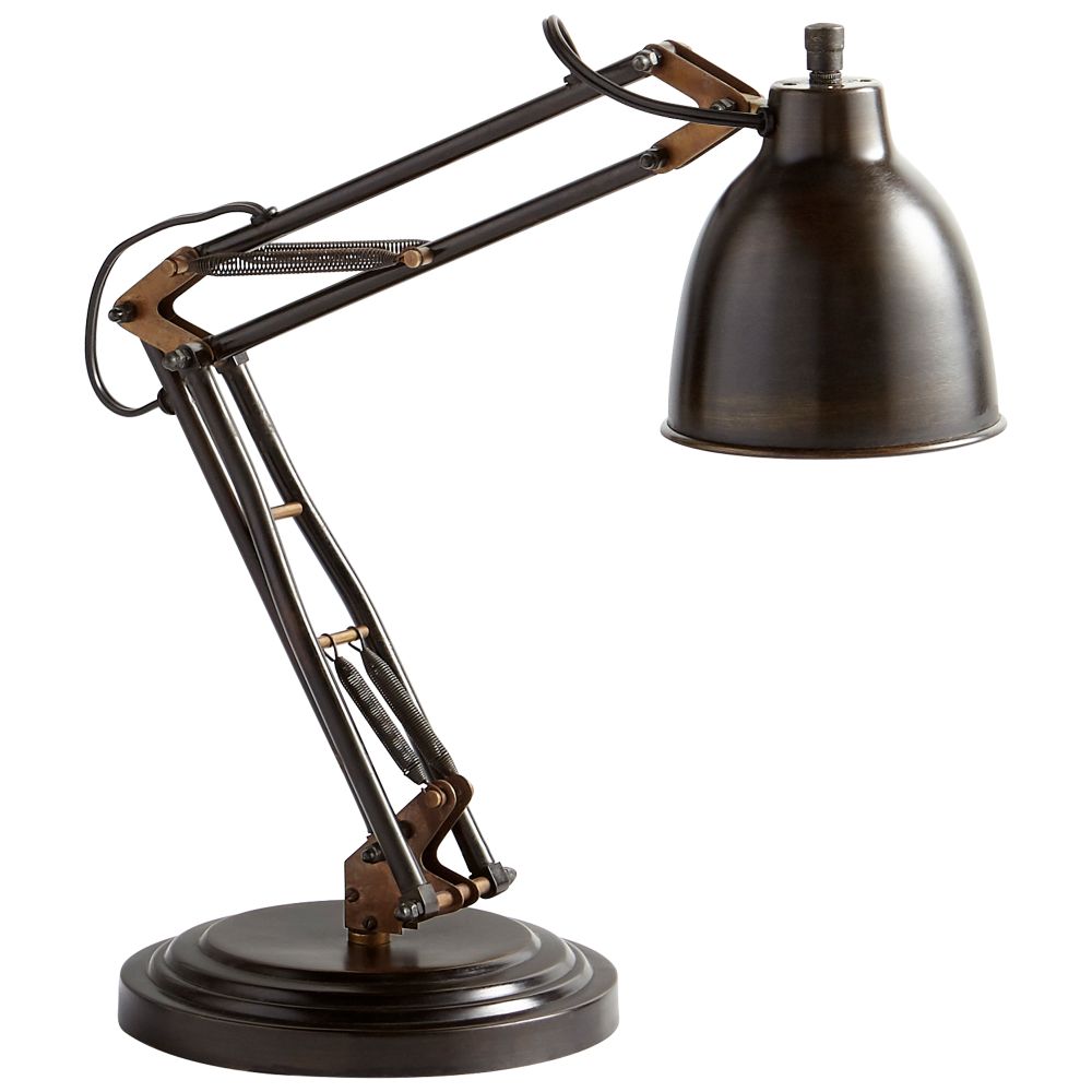 Cyan Design 10661 Right Radius Table Lamp in Bronze
