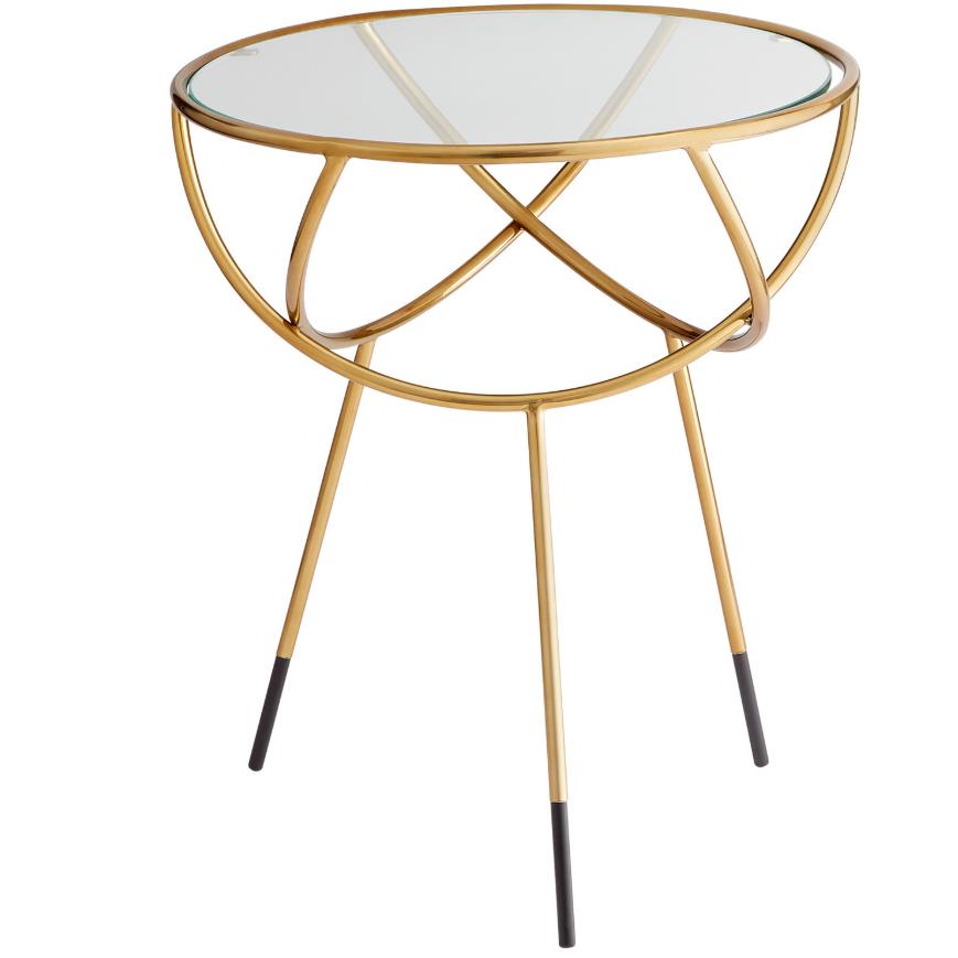 Cyan Design 10662 Gyroscope Side Table in Gold