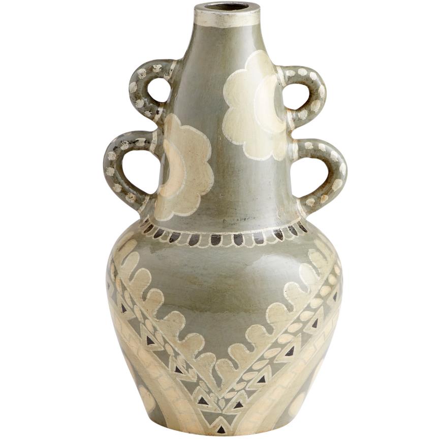 Cyan Design 10681 Rocky Valley Vase in Olive Green