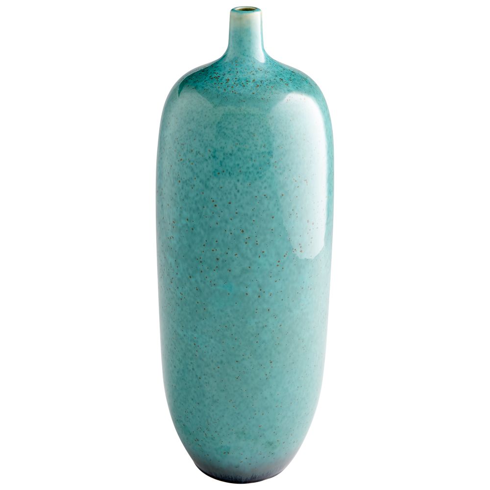 Cyan Designs 10805 Native Gloss Vase in Turquoise Glaze