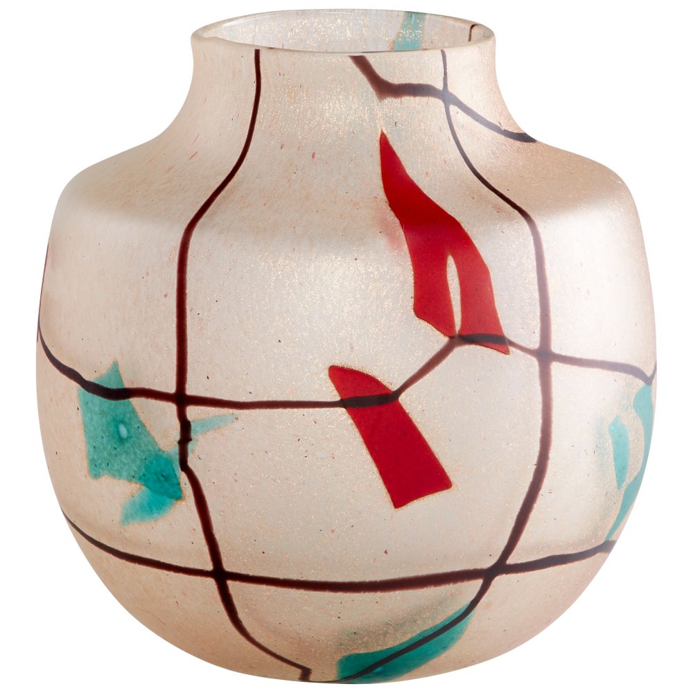 Cyan Designs 10860 Cuzco Vase in Amber