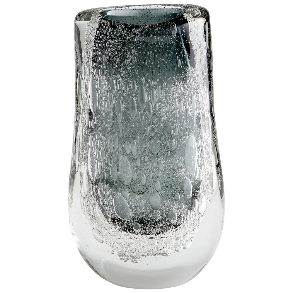 Cyan Designs 10898 Viceroy Vase in Grey and Clear