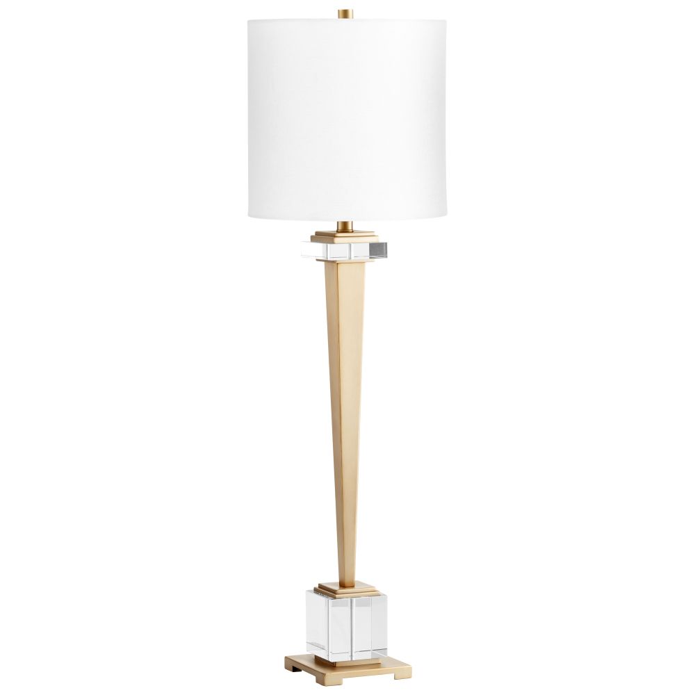 Cyan Designs 10956 Statuette Table Lamp in Brass