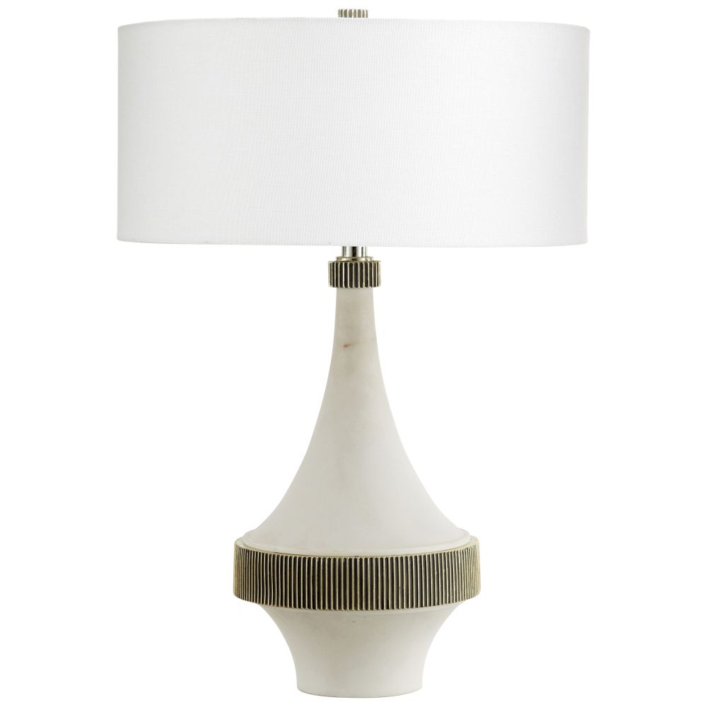 Cyan Designs 10960 Saratoga Table Lamp in White
