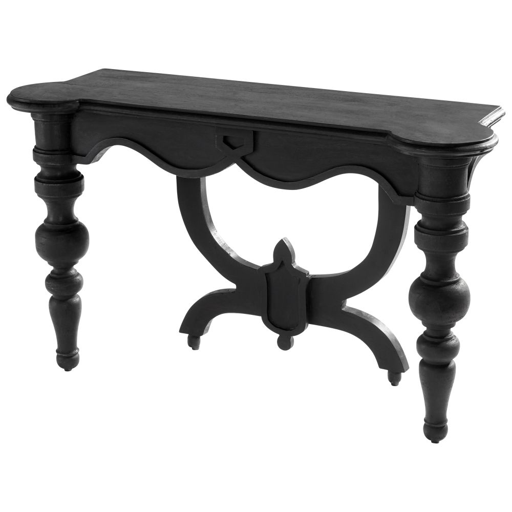 Cyan Designs 10993 Lacroix Console Table in Black