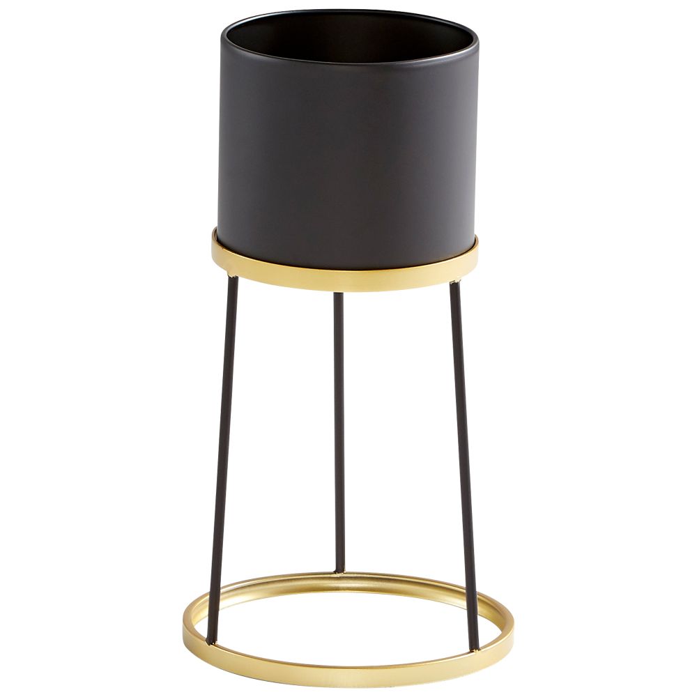 Cyan Designs 11038 Small Liza Stand in Gold and Black
