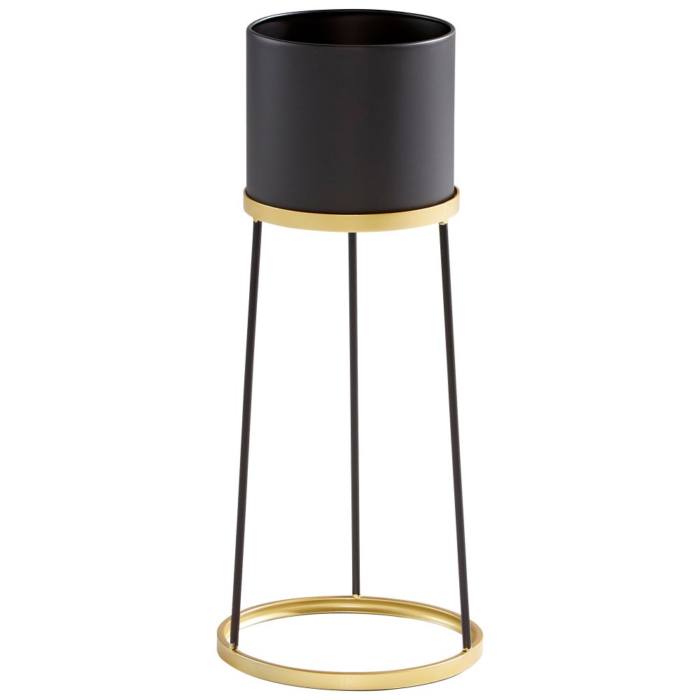 Cyan Designs 11039 Large Liza Stand in Gold and Black